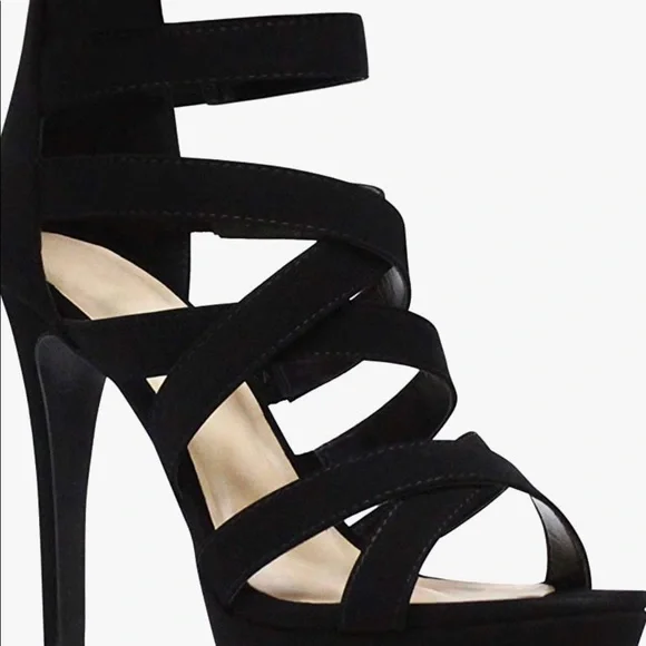 NWT Indianapolis Women's Open Toe High Platform High Heeled Shoes, NEW IN BOX!